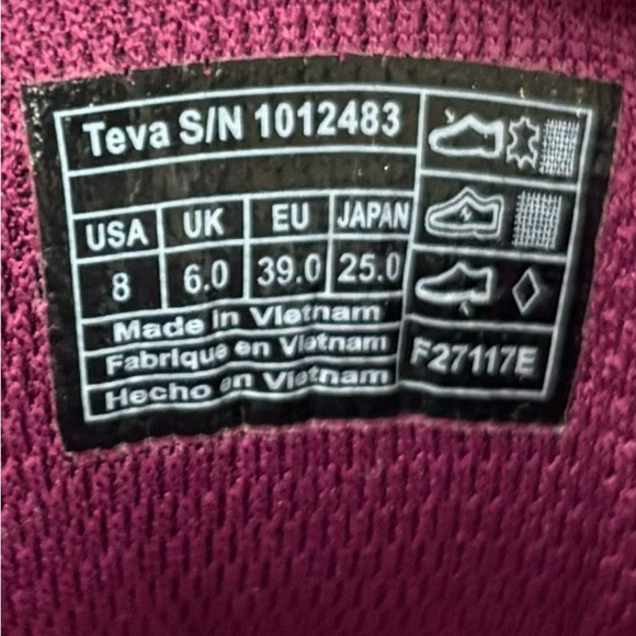 Teva Arrowood Mid Waterproof Hiking Sneaker Boots Size 8 - Picture 12 of 12